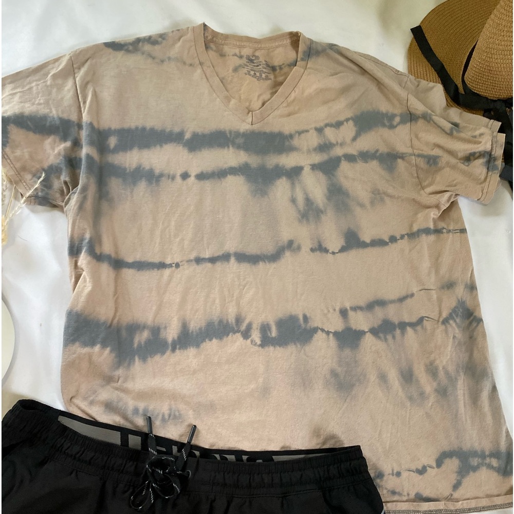 fruit of the loom mens shirt size 2xl tie dye